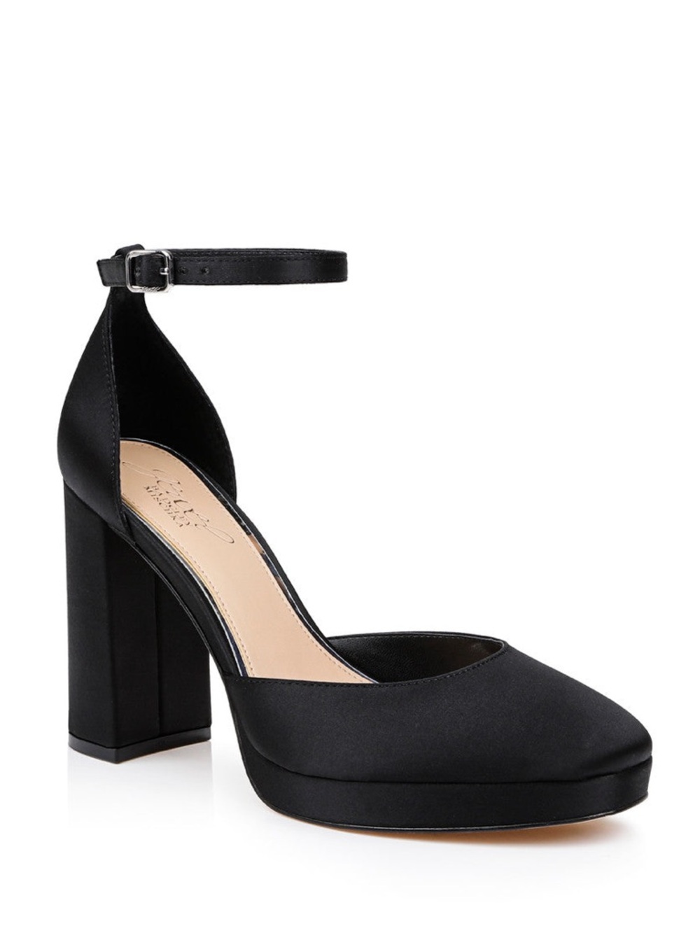 Jewel Badgley Mischka Women's Stephanie Closed Toe Platform Pumps- Size 7.5